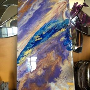 Painting done by pouring